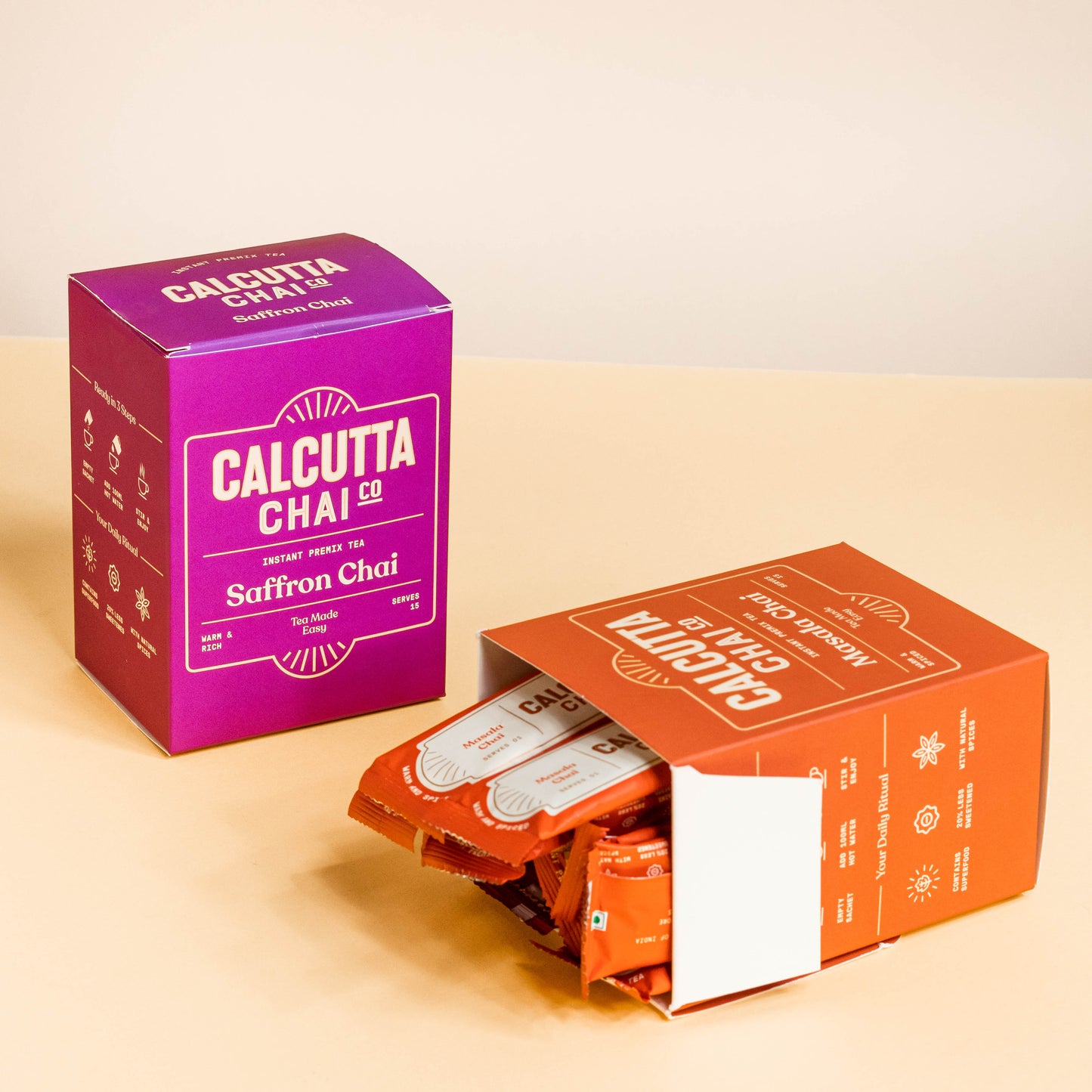 Masala Chai & Saffron Chai